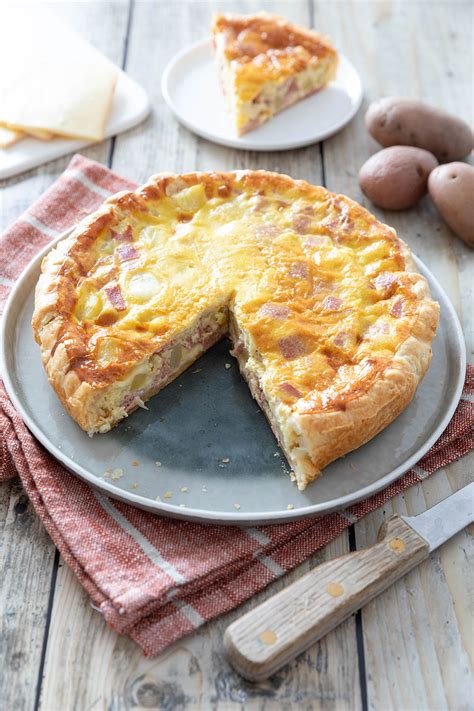 Quiche Raclette Jambon Pommes De Terre Pour Utiliser Vos Restes De