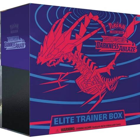 Pokemon Sword and Shield Darkness Ablaze Elite Trainer Box - Canada Card World