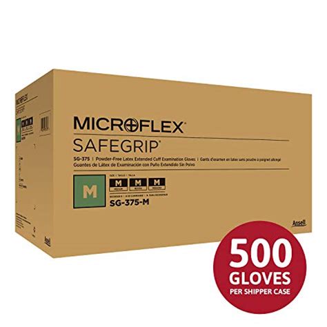 Microflex Safegrip Sg 375 Extra Thick Disposable Latex Gloves For Life