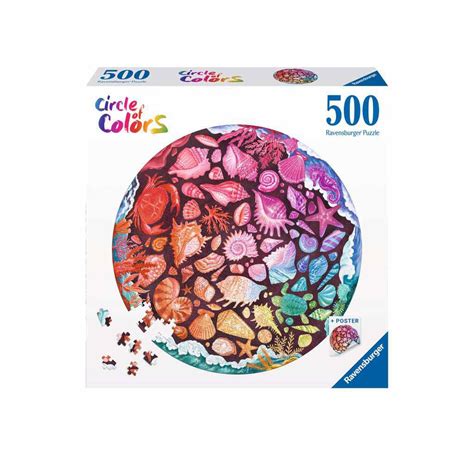 Seashells Circular Pieces Ravensburger Serious Puzzles