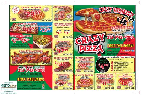 Crazy Pizza Dearborn Heights Mi 48125 Crazy Loe