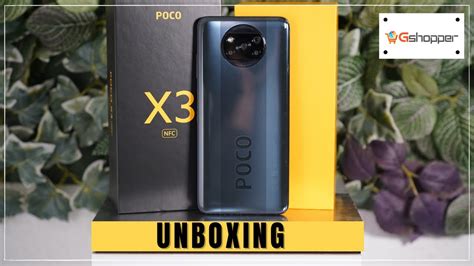 Unboxing Xiaomi Poco X3 NFC 6GB RAM 128GB mit 120 Hz für unter 270