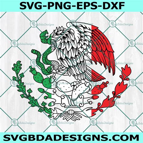 Mexico Coat Of Arms Svg Eagle Svg Mexico Flag Svg In Coat Of