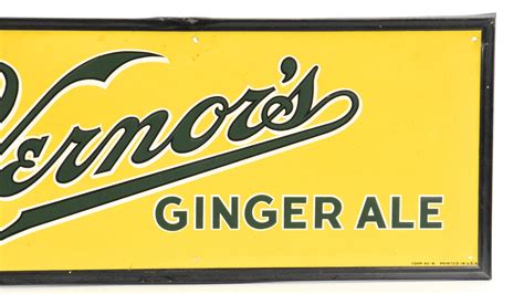 Vernors Ginger Ale Sign SSTE 43.5x13.75 | F38 | Walworth 2015