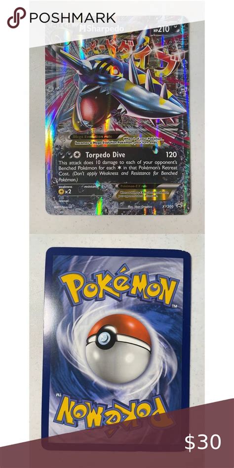 Pokemon Sharpedo Card
