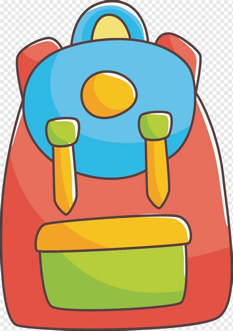Free Colorful Cartoon Backpack 14456357 Png With Transparent Background