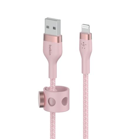 Belkin Boost Charge Pro Flex Silicone Braided Usb A To Lightning Cable