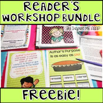 Reader S Workshop Bundle FREE SAMPLER By Inspire Me ASAP TpT