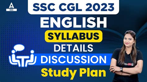 SSC CGL English Syllabus 2023 SSC CGL Syllabus 2023 Study Plan By