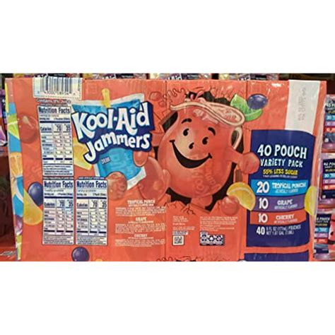 Kool Aid Jammers Variety Pack 40l Oz 75 Qts