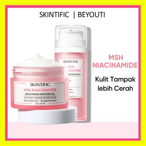 Jual Skintific Msh Niacinamide Brightening Moisturizer Glowing Moisture