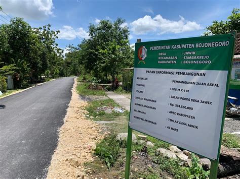 Infopublik Pemkab Bojonegoro Bangun Infrastruktur Sampai Pelosok Desa