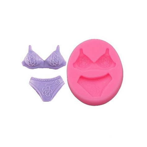 Molde De Silicone Lingerie Biquini Para Confeitaria Biscuit Shopee Brasil