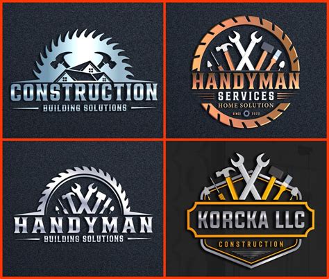 Handyman Services Logo Home Repair Logo Home Improvement Logo Home