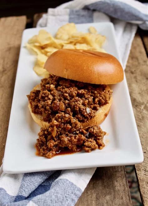 Sloppy Joes From Scratch With Ground Beef And Breakfast Sausage