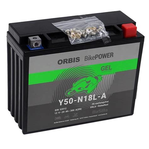 Orbis V Ah Gel Y N L A Motorradbatterie