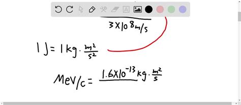 SOLVED:Find the conversion between the momentum unit MeV/c and the SI ...