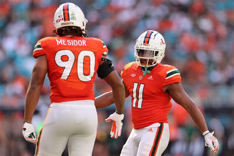 Miami Football Depth To Absorb Akheem Mesidor Out Versus Southern