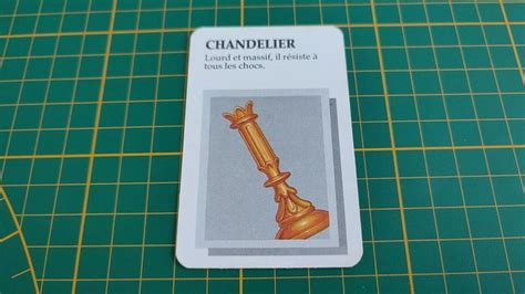 Carte Chandelier Pi Ce D Tach E Jeu De Soci T Super Cluedo Parker B