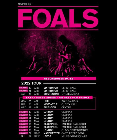 Foals - Foals Tour 2022 - 06 May 2022 - Winter Gardens - Event/Gig details & tickets | Gigseekr