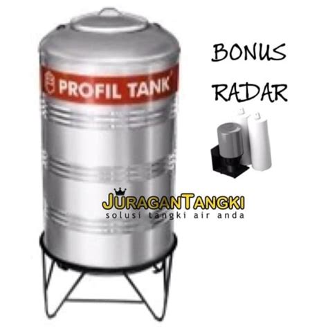 Jual Tangki Air Stainless Profil Tank PS 2000 Kaki Toren Profiltank