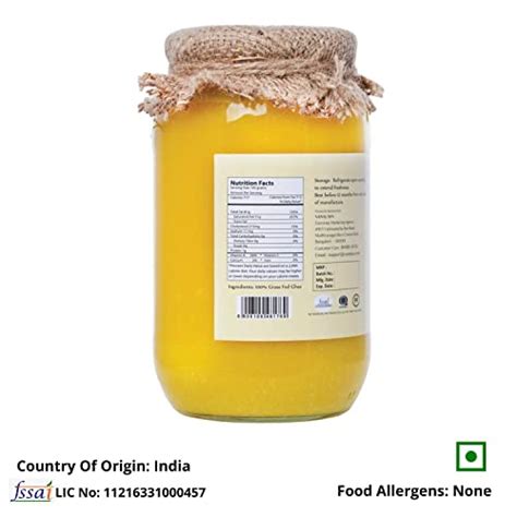 Vanalaya Organic A Desi Gir Cow Ghee From A Milk Prepared By