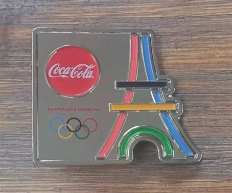 Pins Jeux Olympiques Paris Sponsor Coca Cola Tour Eiffel Olympics