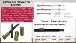 Aceros De Perforacion Caracteristicas Y Fichas Tecnicas Pptx