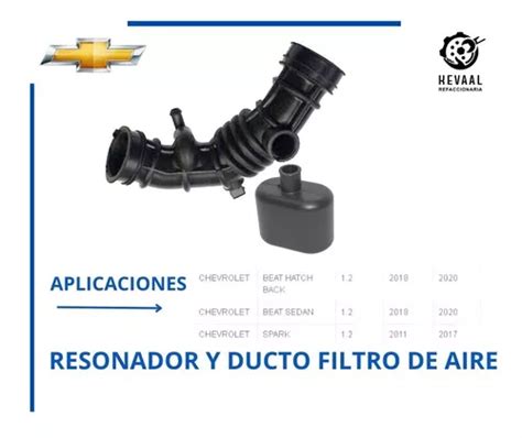 Ducto Filtro De Aire Y Resonador Beat Spark 1 2 2011 2020 Cuotas Sin