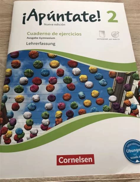 APUNTATE 2 NUEVA Edicion Cuaderno De Ejercicios Lehrerfassung EUR 69