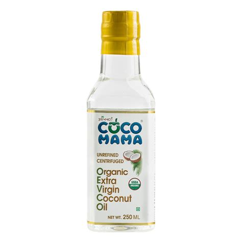 Coco Mama 100 Organic Extra Virgin Coconut Oil Cold Pressed 250 Ml