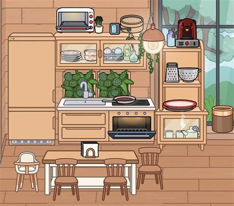 Toca Boca Aesthetic Kitchen Ideas Aesthetic Kitchen Board Design