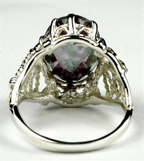 Mystic Fire Topaz 925 Sterling Silver Ring Sr260 Etsy