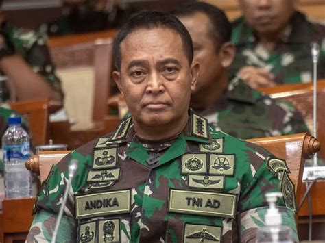 Panglima TNI Jenderal Andika Perkasa Tak Hadir Dalam Fit And Proper