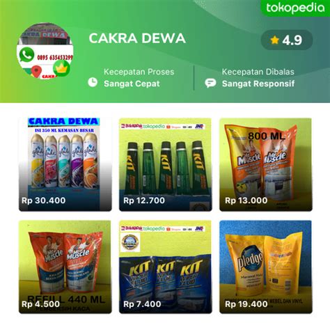 Toko Cakra Dewa Online Produk Lengkap And Harga Terbaik Tokopedia