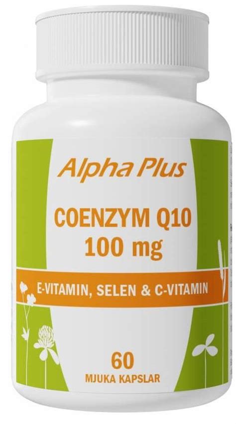 Alpha Plus Coenzym Q10 100 Mg 60 Soft Caps