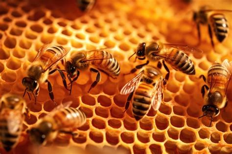 Premium Ai Image Bees Performing A Waggle Dance To Communicate