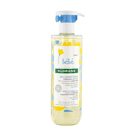 Klorane Baby Gentle Cleansing Gel With Calendula Hair And Body