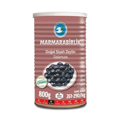 Marmarabirlik Schwarze Oliven Super 800 Gr Aksa Supermar