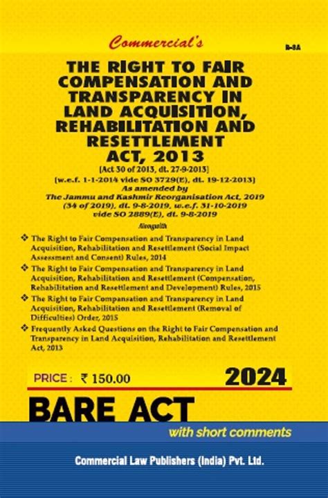 Right To Fair Compensation And Transparency In Land Acquisition