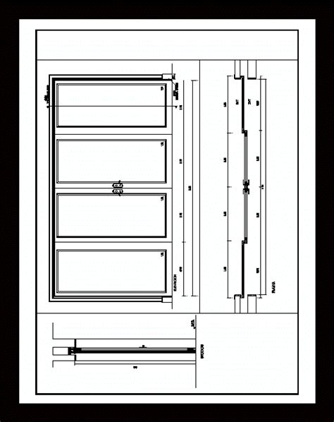 Eternamente Foso Capital Puerta Corrediza Cad Represa Licencia Fragua