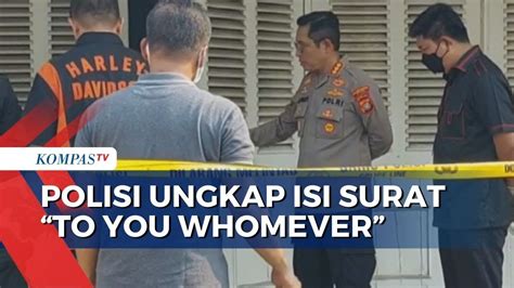 Olah Tkp Penemuan Jenazah Ibu Anak Polisi Beberkan Poin Penting Di