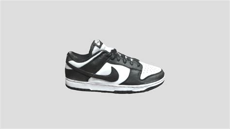 Nike Dunk Panda Black White - Download Free 3D model by ShoesPlug ...