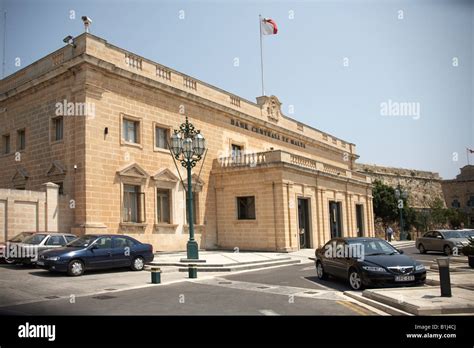 Bank Centrali Ta Malta Central Bank In Valetta Or Valletta Malta Stock