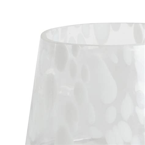 White Confetti Candle Holder White Wilko