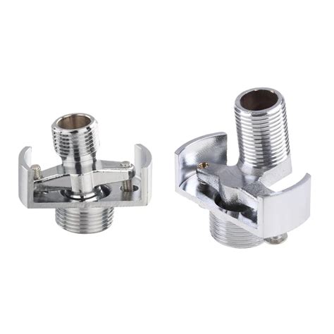 Adaptador Cabeza Ducha Cobre Pie Curvado En Ngulo Universal Tornillo