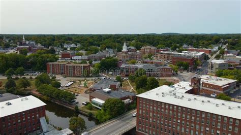 Dover Aerial View New Hampshire NH USA Stock Footage Video Of