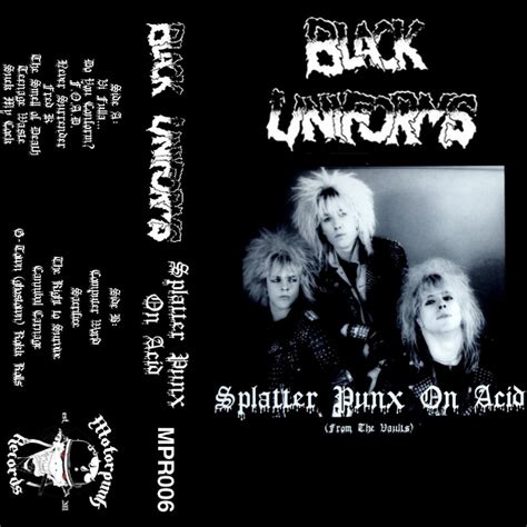 Black Uniforms - Splatter Punx On Acid | Black Uniforms | Motorpunk Records