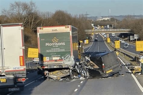 Van Driver Escapes With Minor Injuries In A Crash With Morrisons