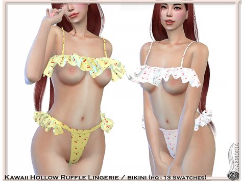 Kawaii Hollow Ruffle Clothing Loverslab